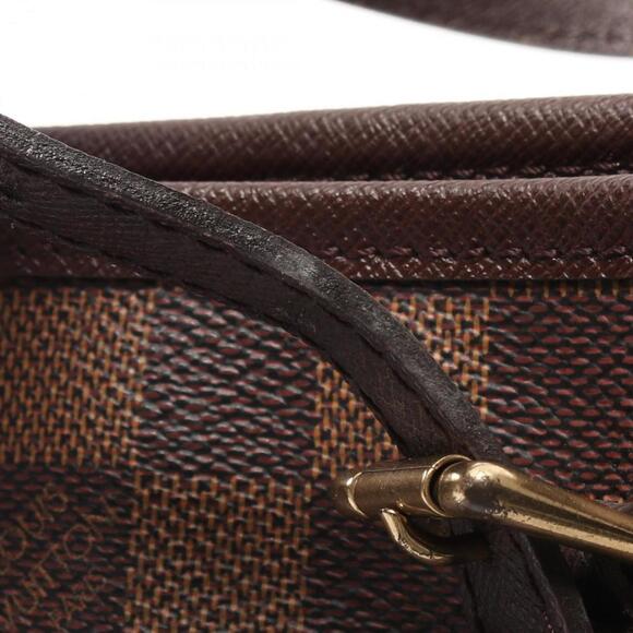 LOUIS VUITTON Brown Damier Leather Tote Bag - Picture 8 of 10